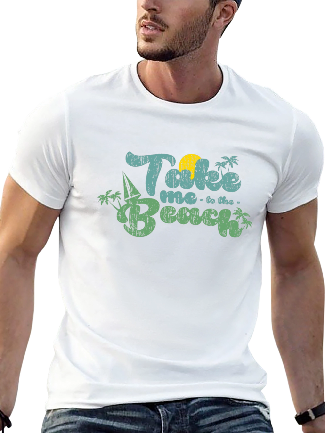 Take Me to the Beach Black T-Shirt