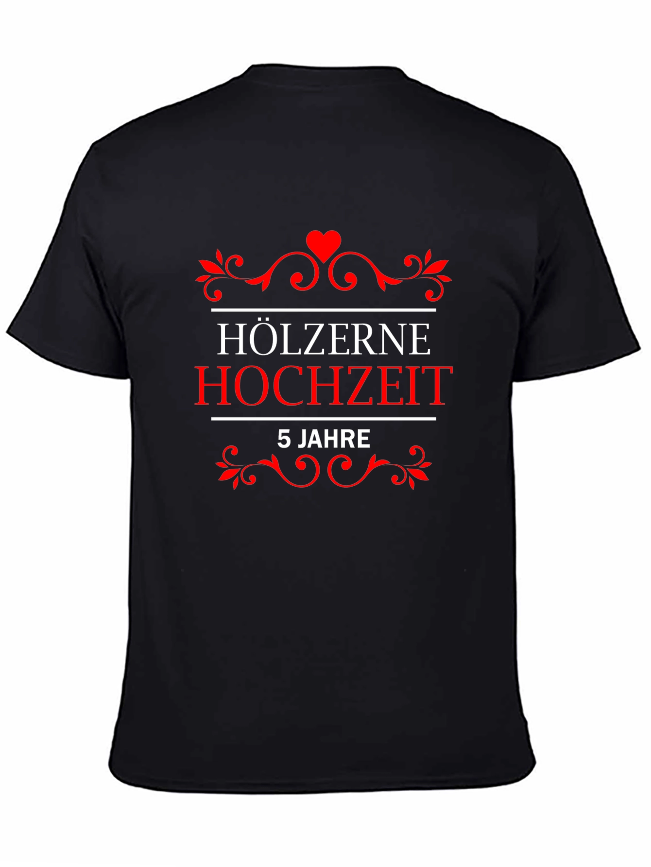 Holzerne Hochzeit 5 Jahre Anniversary T-Shirt