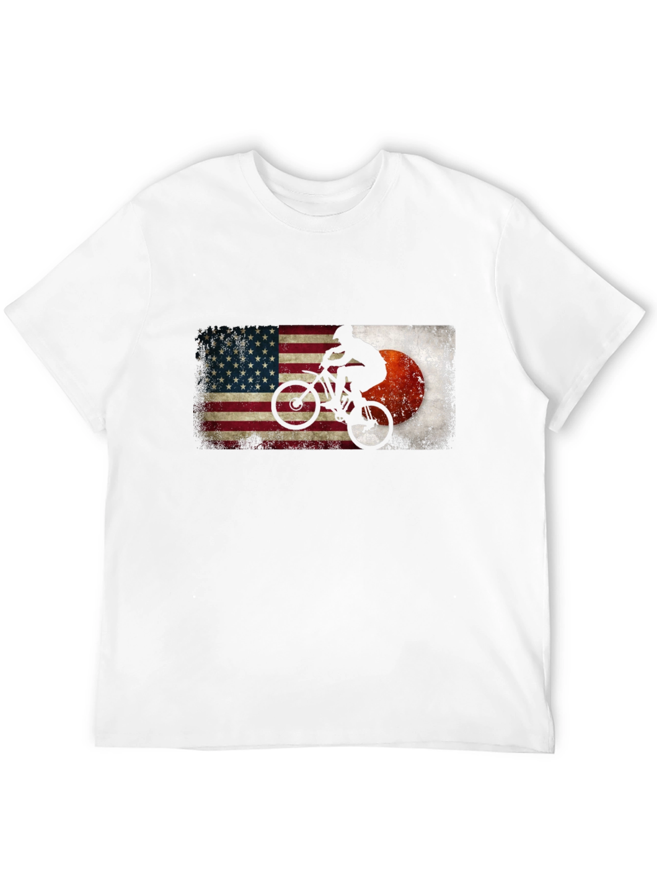 USA Japan MTB Rider T-Shirt