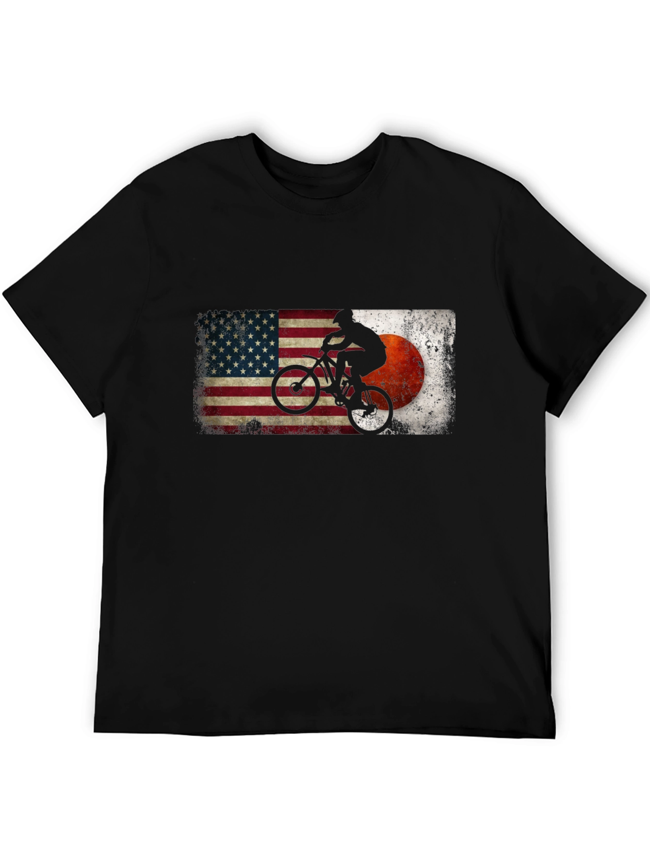 USA Japan MTB Rider T-Shirt