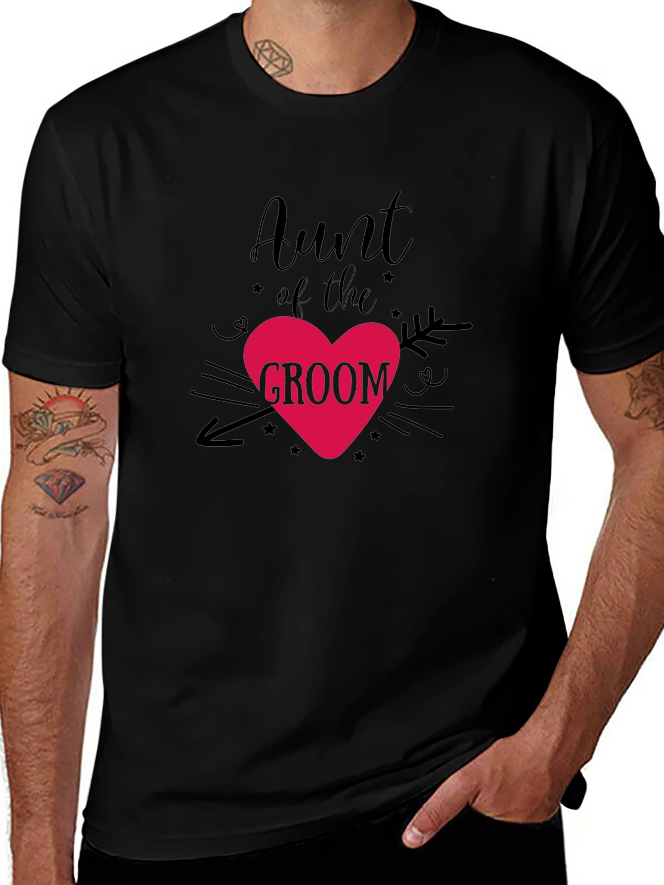 Aunt of the Groom T-Shirt | Wedding Celebration Tee | Funny Family Wedding Shirt | Gift for Aunt | Free Shipping $50+