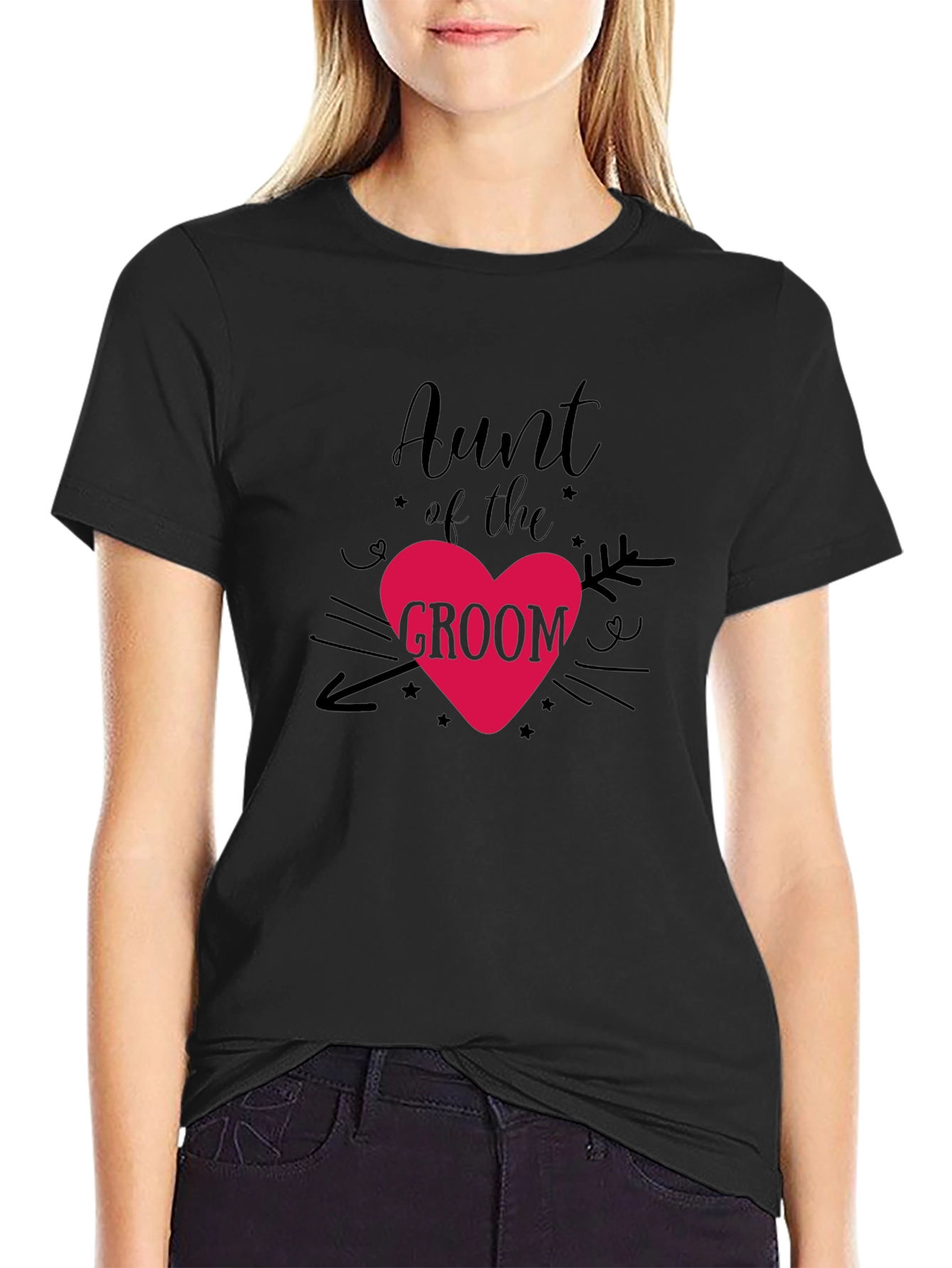 Aunt of the Groom T-Shirt | Wedding Celebration Tee | Funny Family Wedding Shirt | Gift for Aunt | Free Shipping $50+