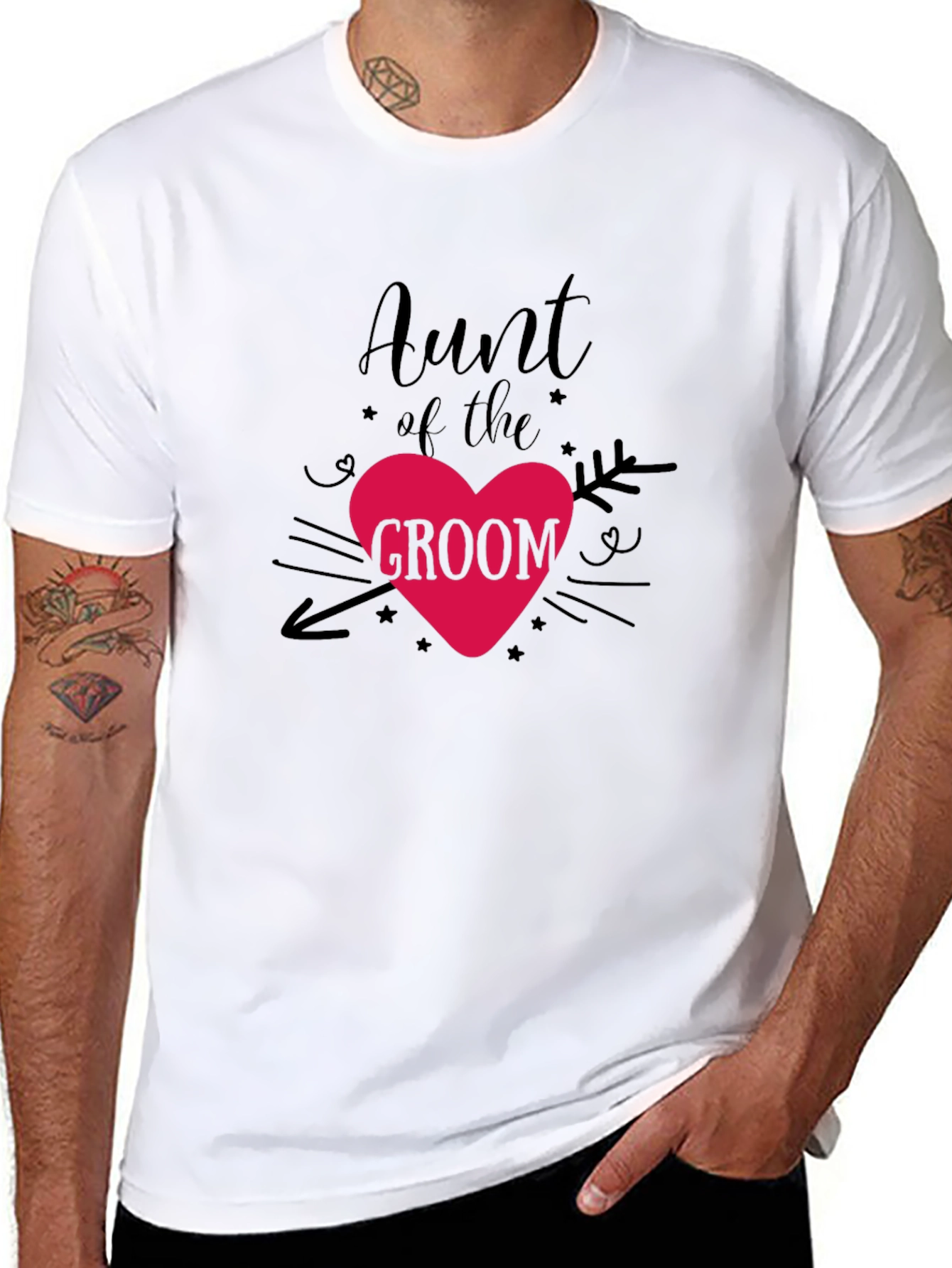Aunt of the Groom T-Shirt | Wedding Celebration Tee | Funny Family Wedding Shirt | Gift for Aunt | Free Shipping $50+