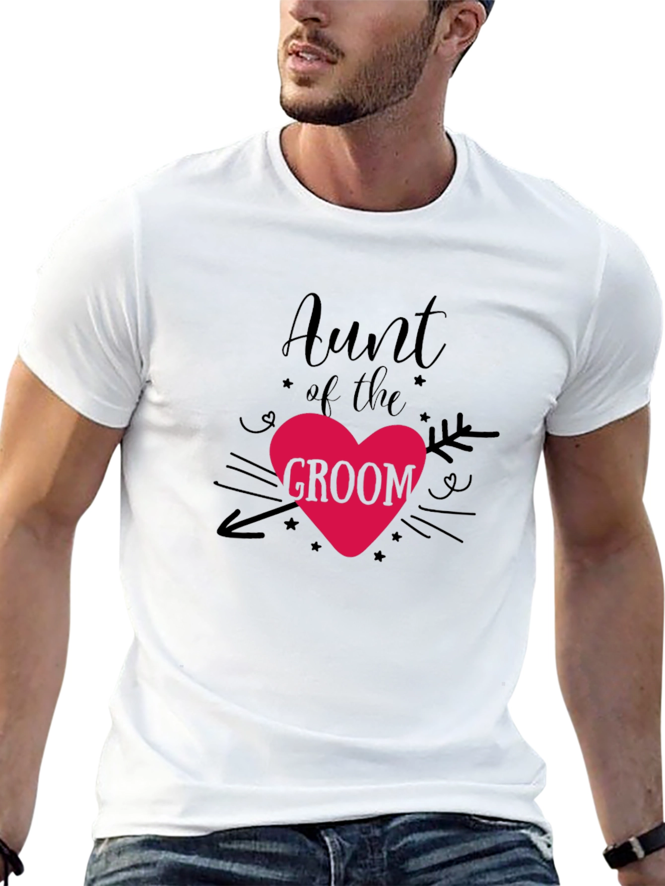 Aunt of the Groom T-Shirt | Wedding Celebration Tee | Funny Family Wedding Shirt | Gift for Aunt | Free Shipping $50+