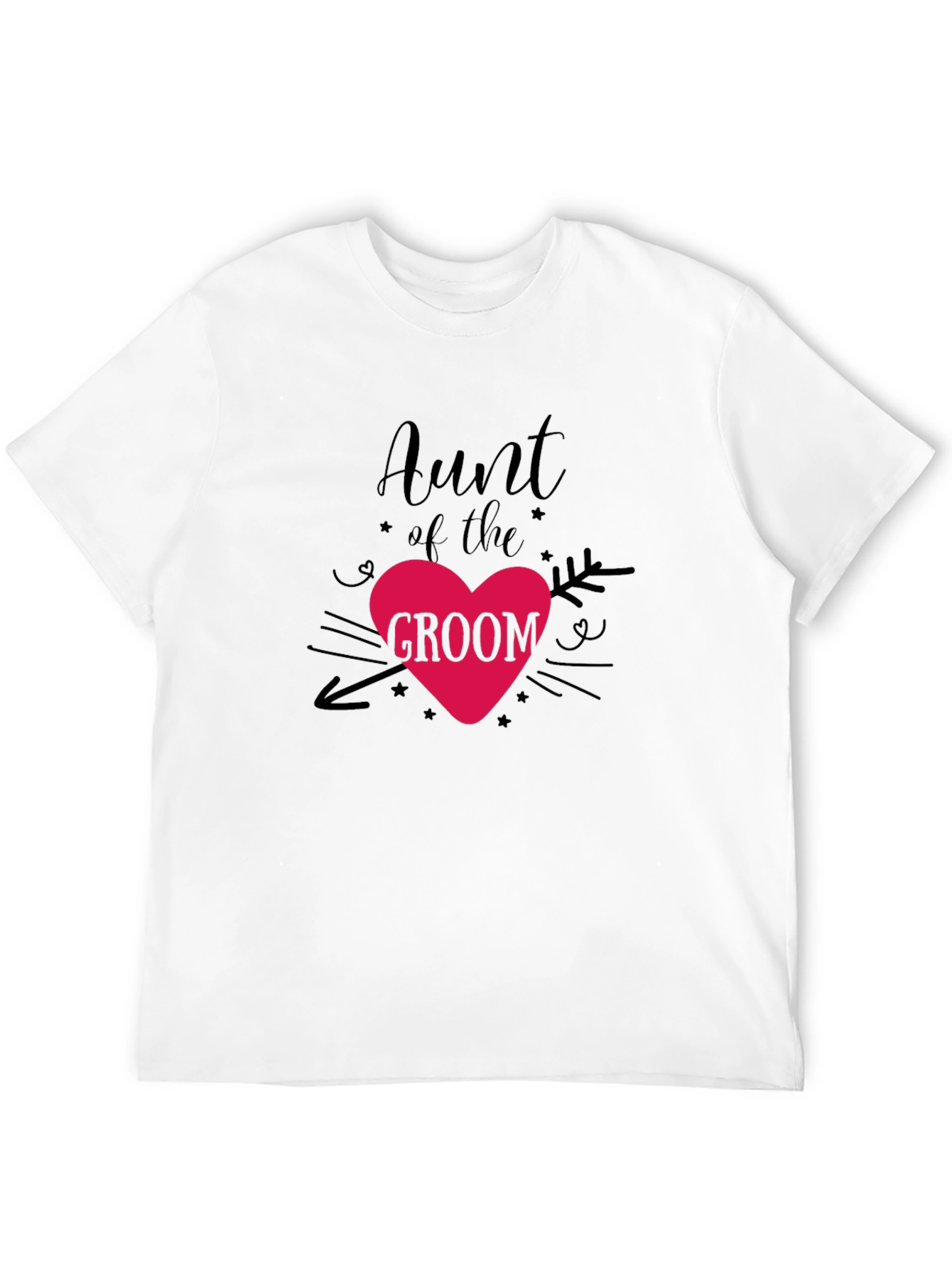 Aunt of the Groom T-Shirt | Wedding Celebration Tee | Funny Family Wedding Shirt | Gift for Aunt | Free Shipping $50+