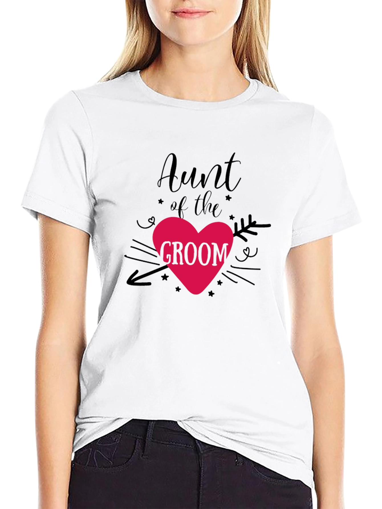 Aunt of the Groom T-Shirt | Wedding Celebration Tee | Funny Family Wedding Shirt | Gift for Aunt | Free Shipping $50+