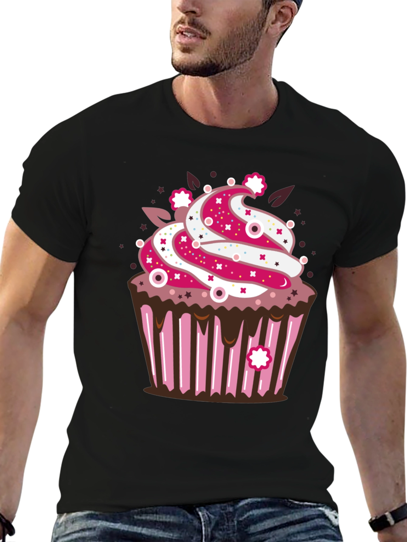 Cupcake Graphic T-Shirt - Sweet Treat Style