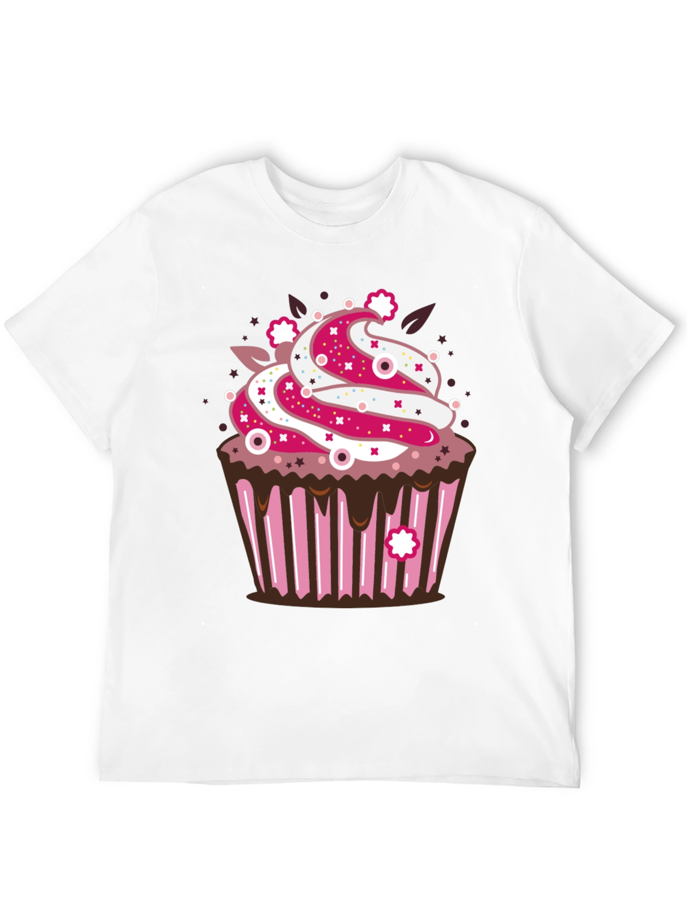 Cupcake Graphic T-Shirt - Sweet Treat Style