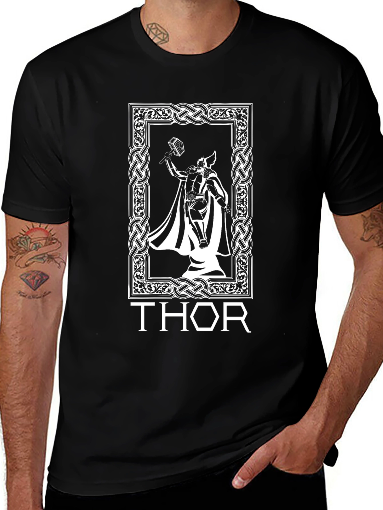 Thor T-Shirt - Black - Graphic Tee