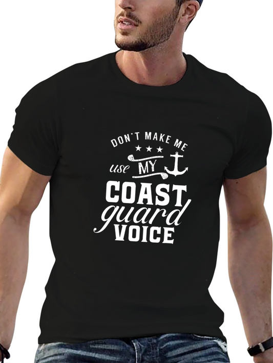 Coast Guard Voice Graphic Tee - Black T-Shirt