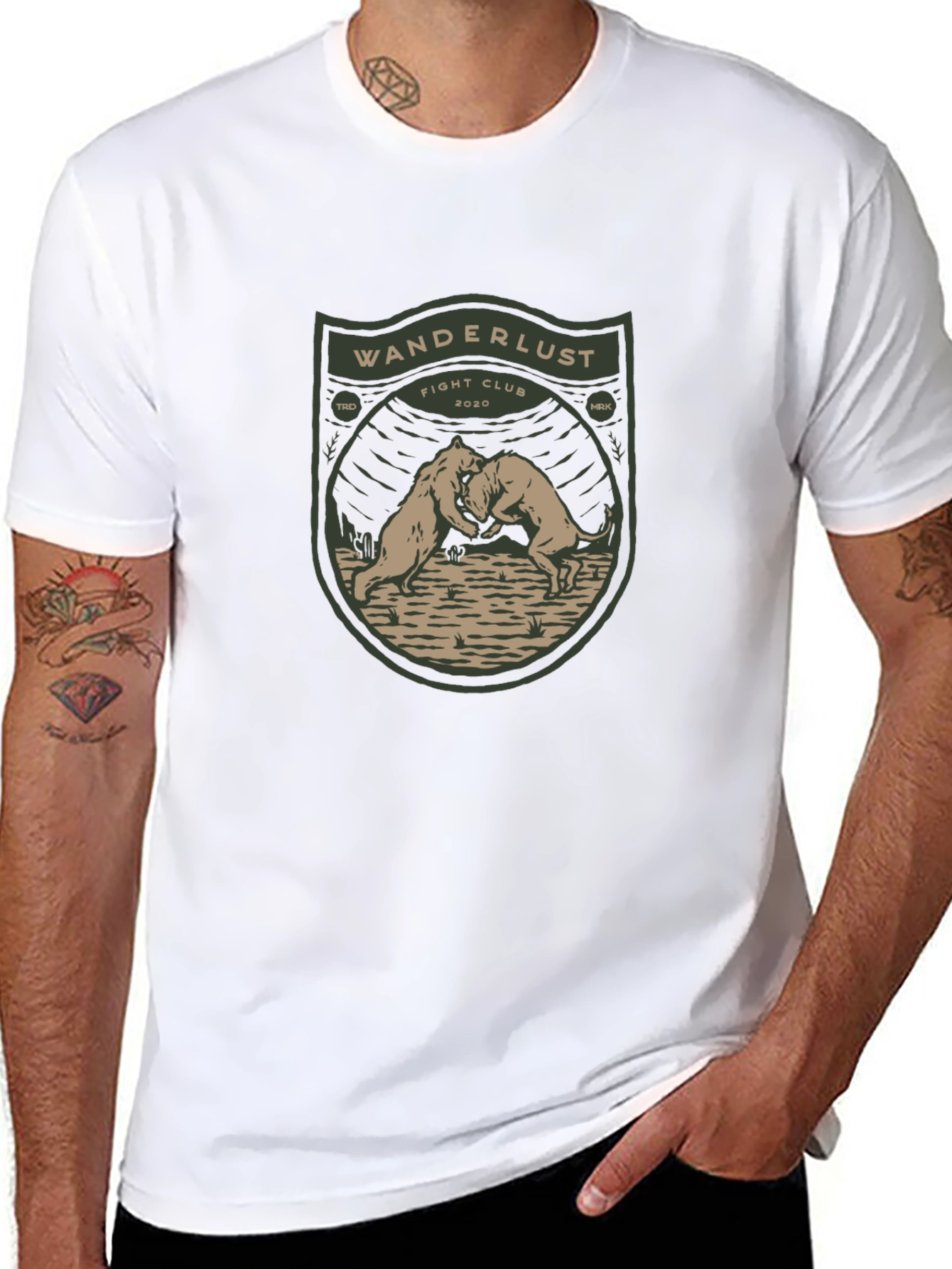 Wanderlust Fight Club Graphic Tee