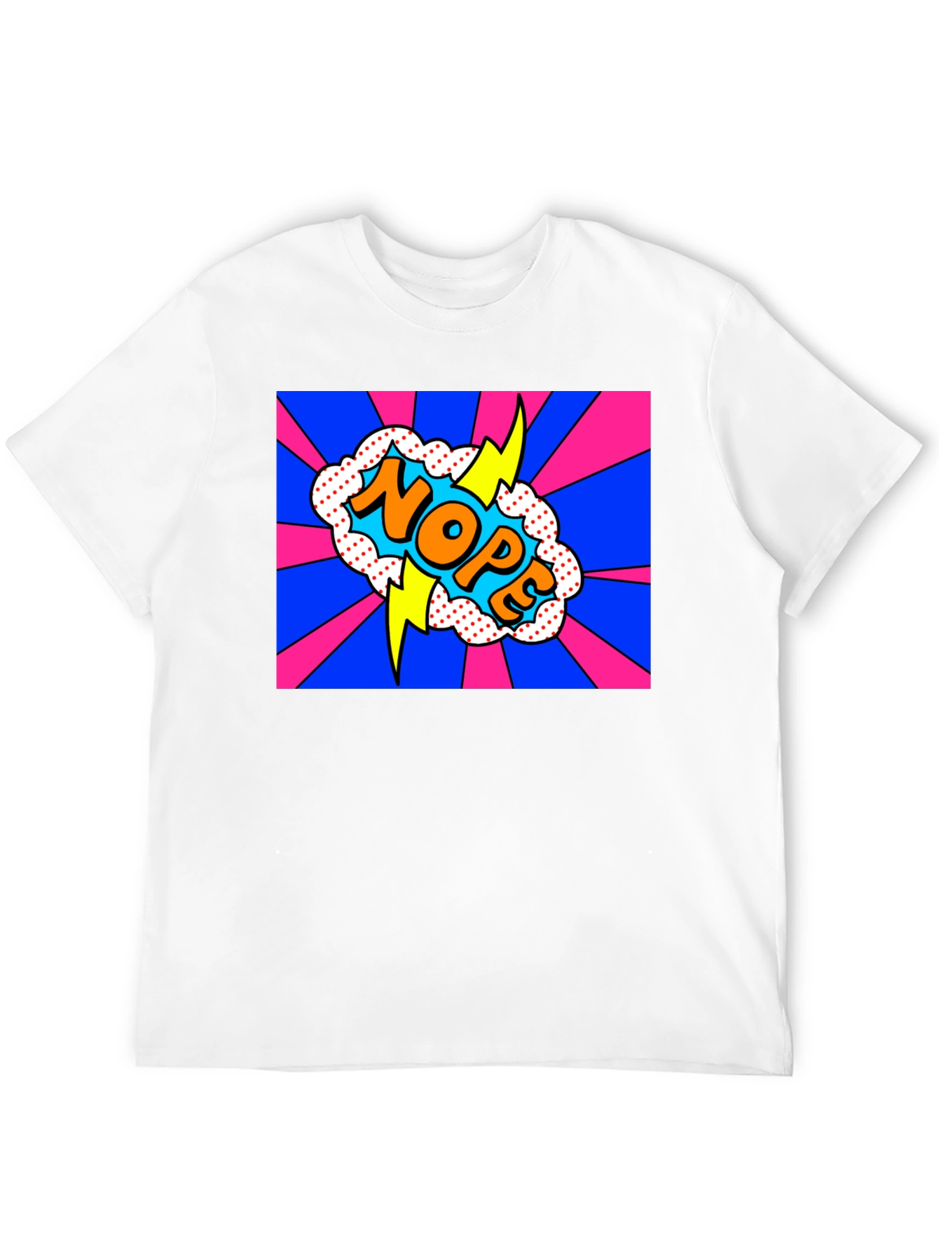 NOPE Pop Art Graphic Tee - Bold & Fun!