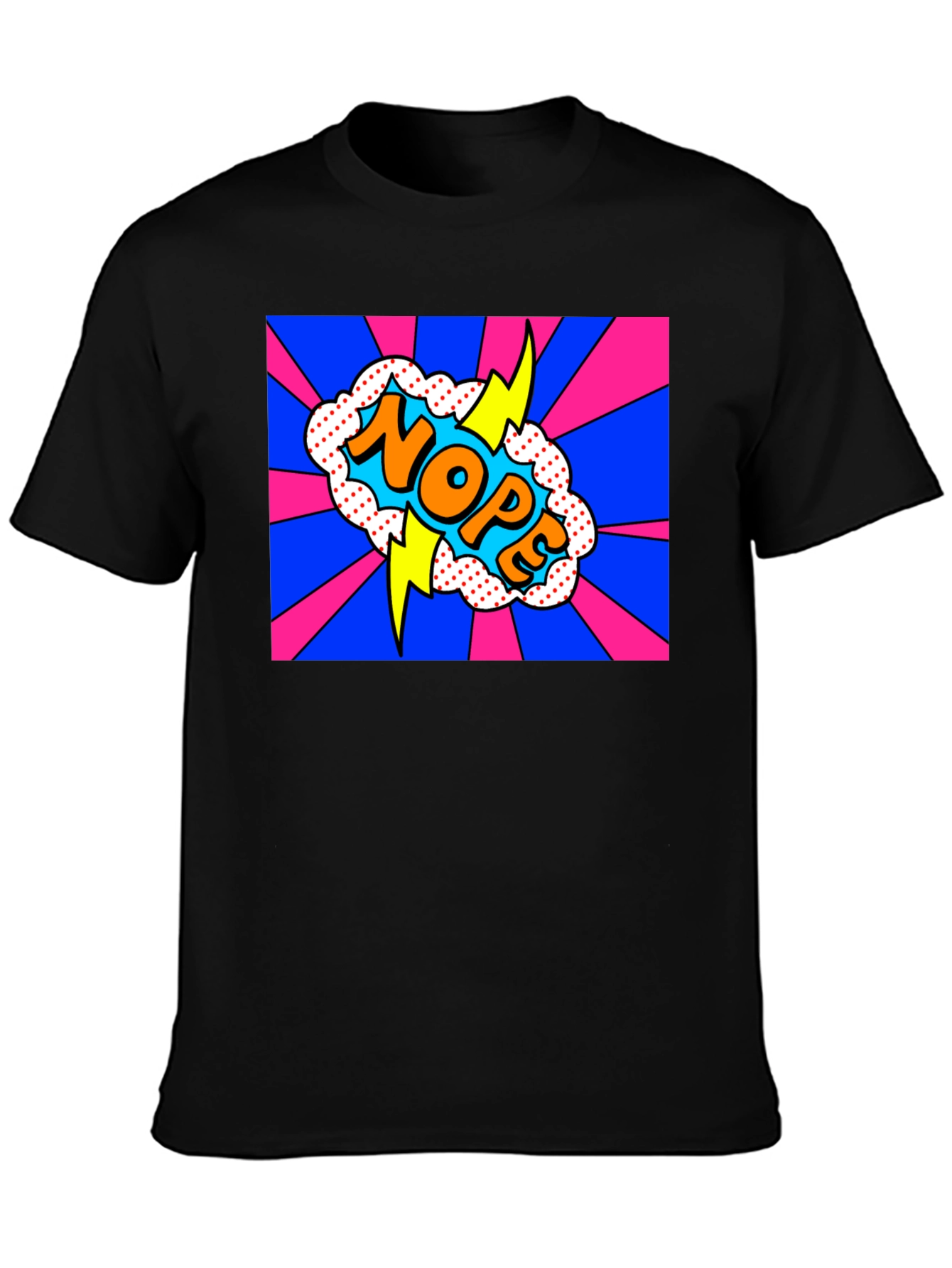 NOPE Pop Art Graphic Tee - Bold & Fun!