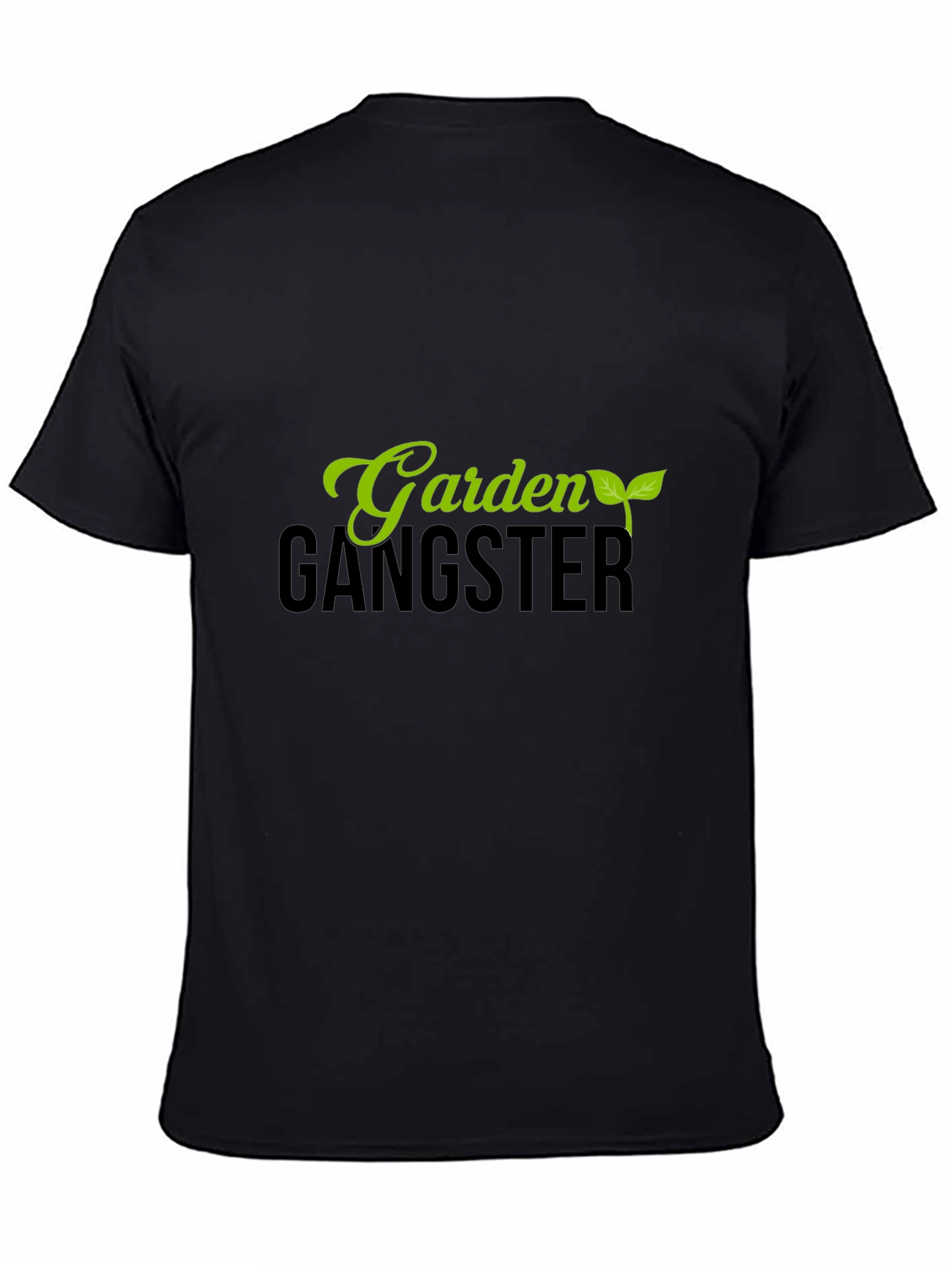 Garden Gangster Black T-Shirt - Urban Gardening Style