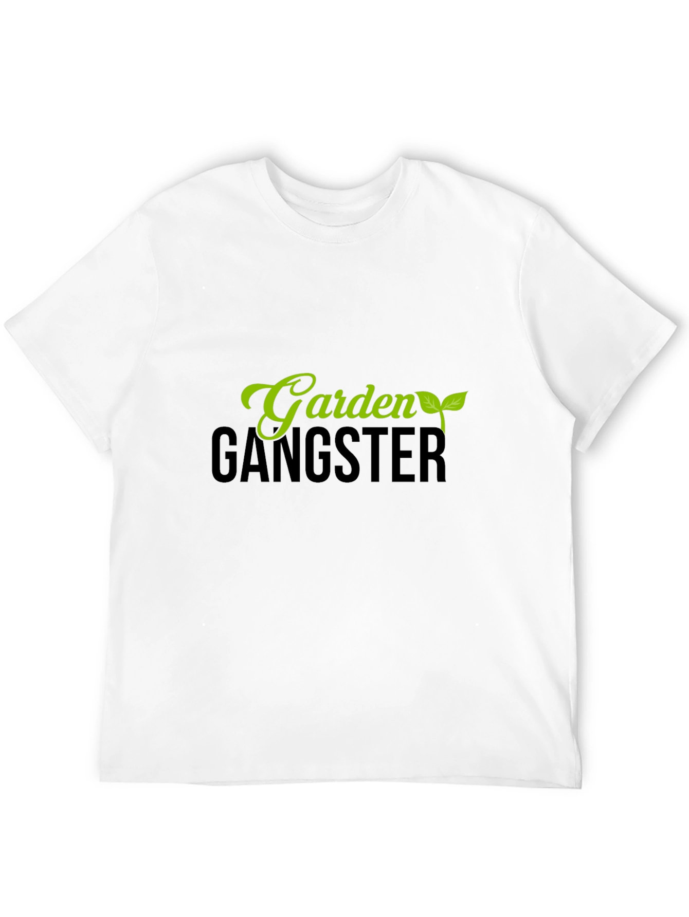 Garden Gangster Black T-Shirt - Urban Gardening Style