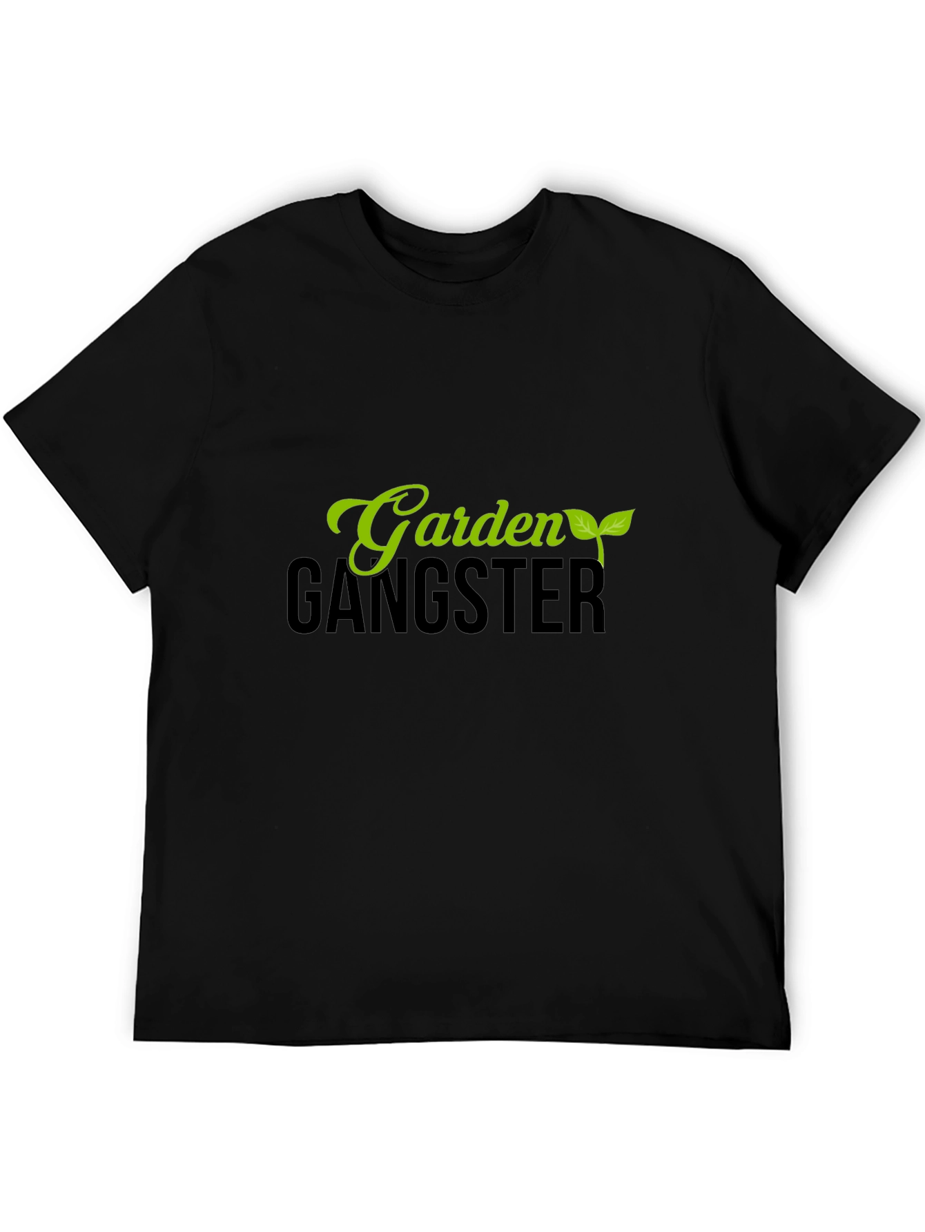 Garden Gangster Black T-Shirt - Urban Gardening Style