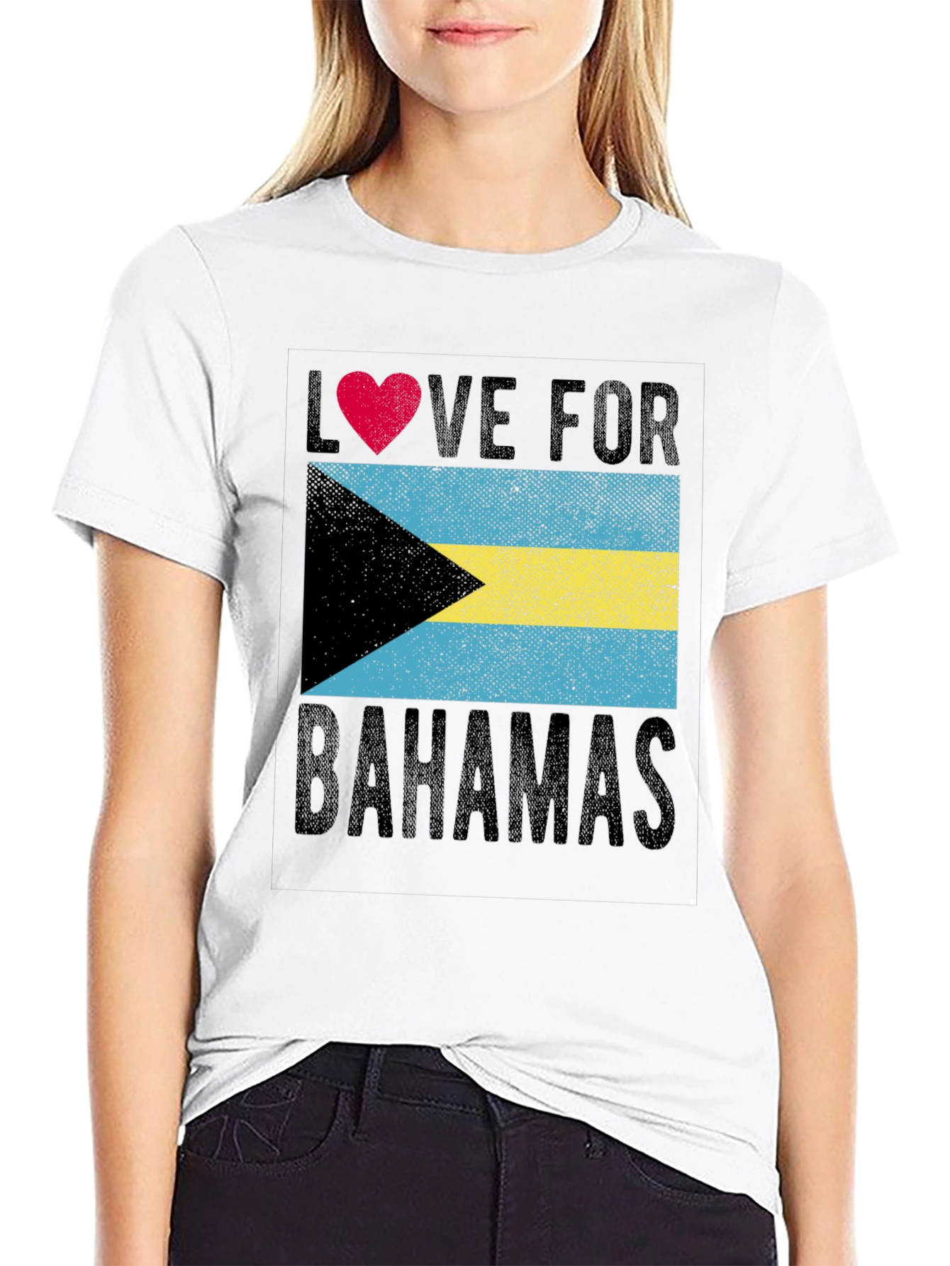 Love for Bahamas T-Shirt Black