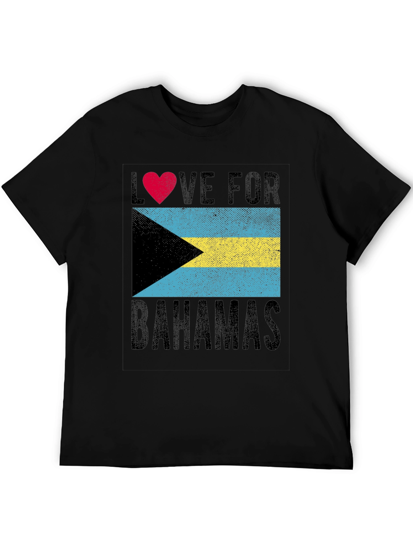 Love for Bahamas T-Shirt Black