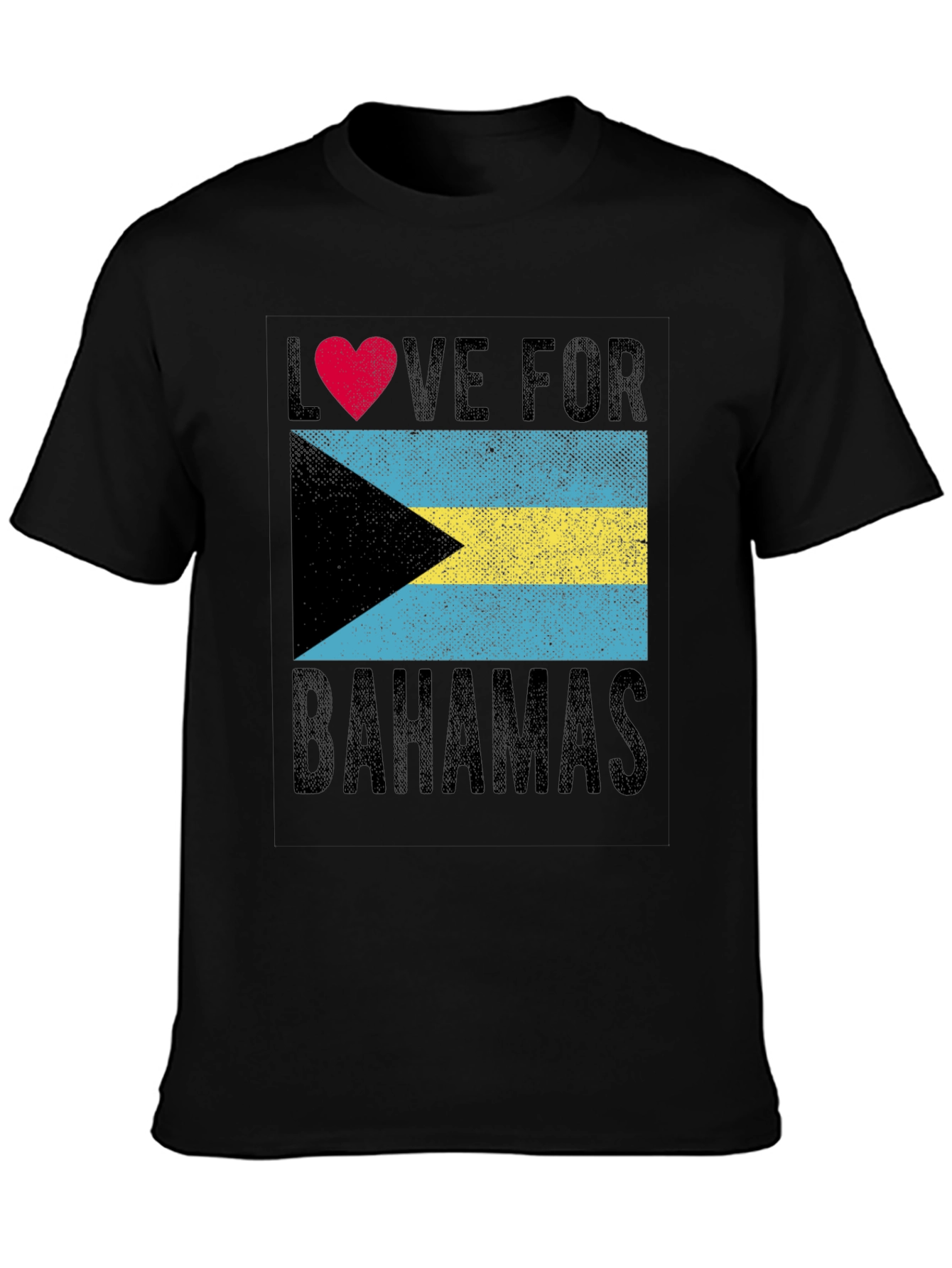Love for Bahamas T-Shirt Black