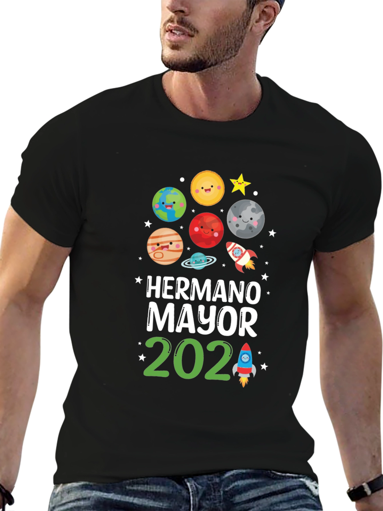 Hermano Mayor 2024 Space T-Shirt