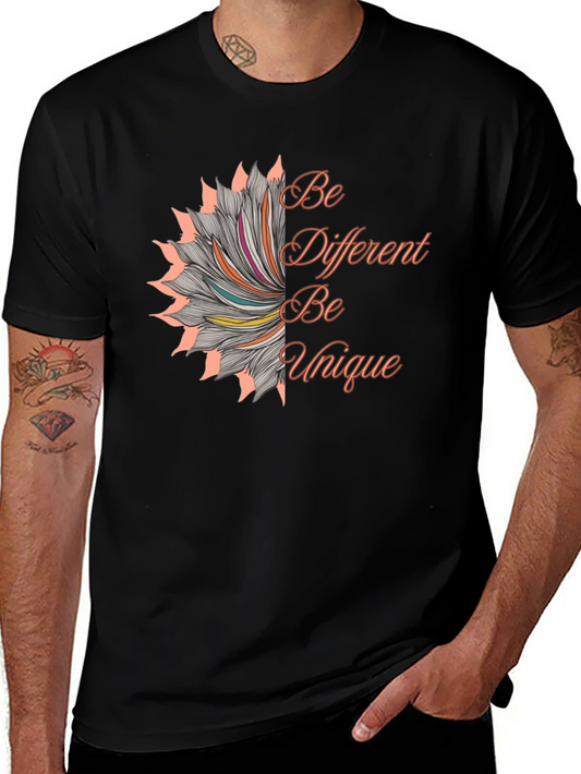 Unique Graphic Tee - Be Different