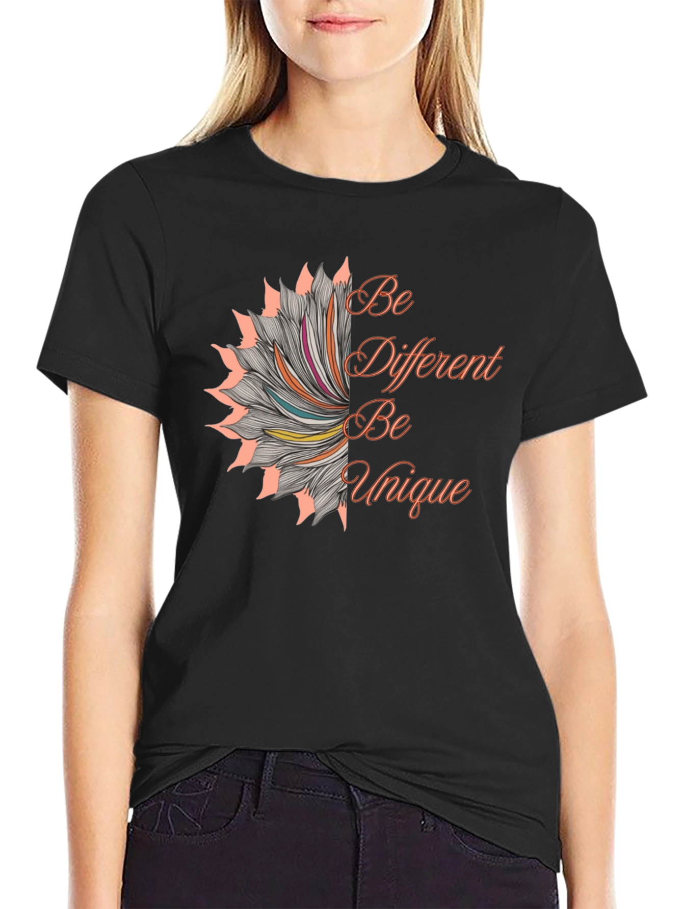 Unique Graphic Tee - Be Different