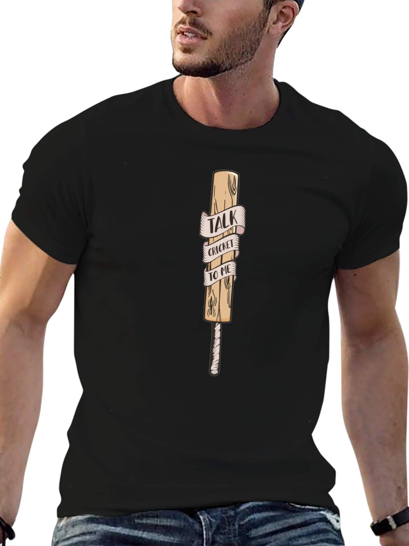 Cricket Talk Graphic Tee - Sporty Casual Shirt