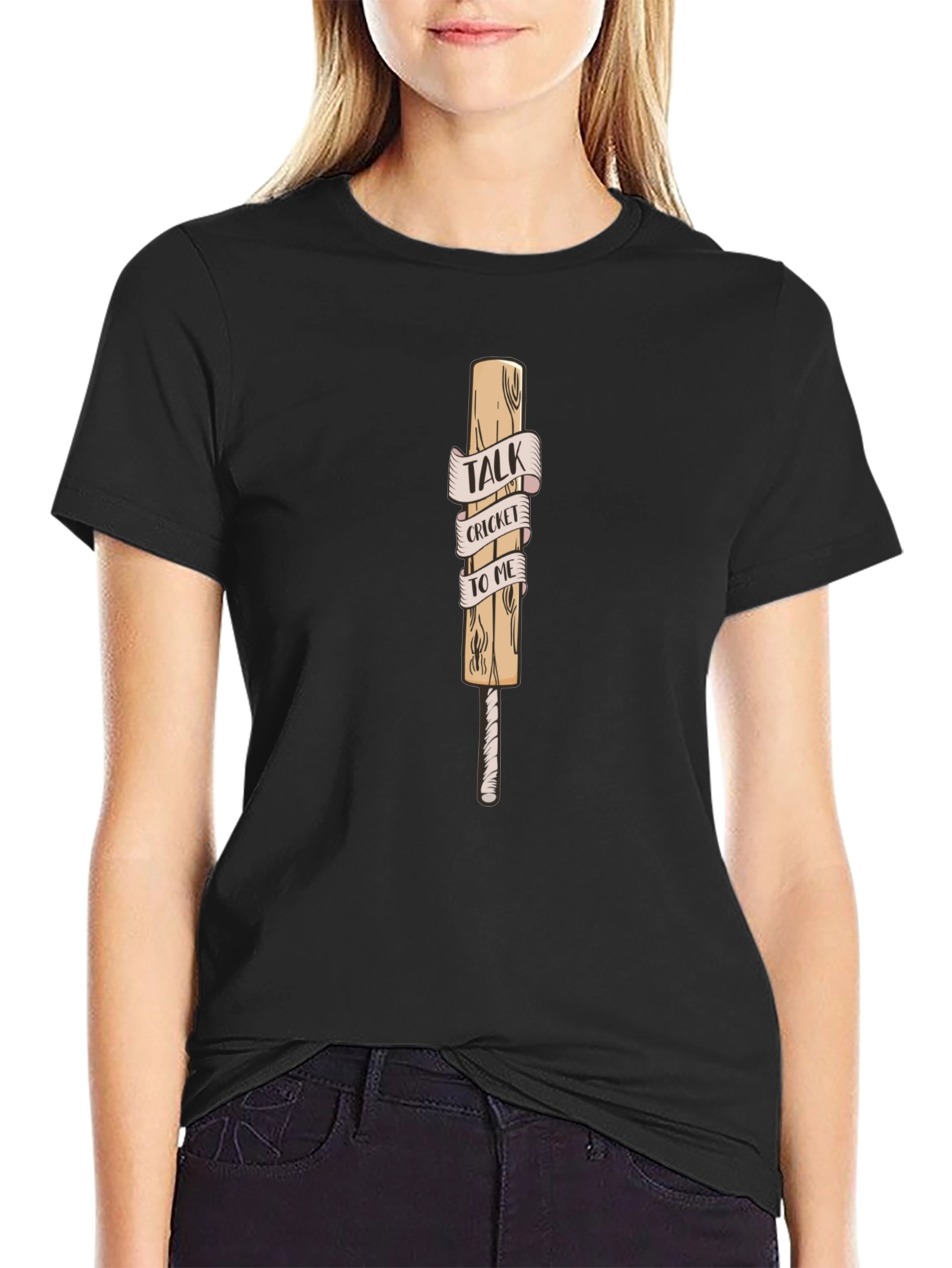 Cricket Talk Graphic Tee - Sporty Casual Shirt