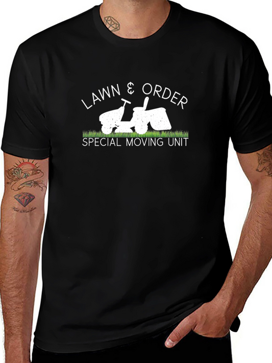 Lawn & Order Funny Graphic T-Shirt