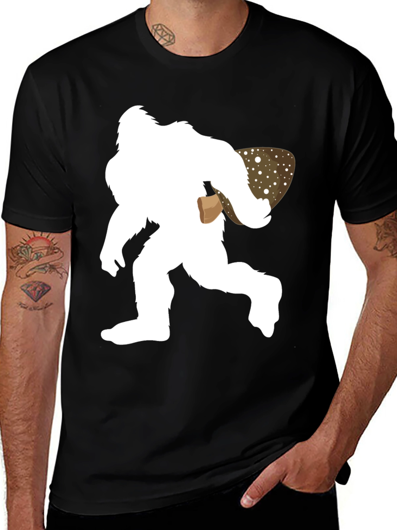 Bigfoot Santa T-Shirt