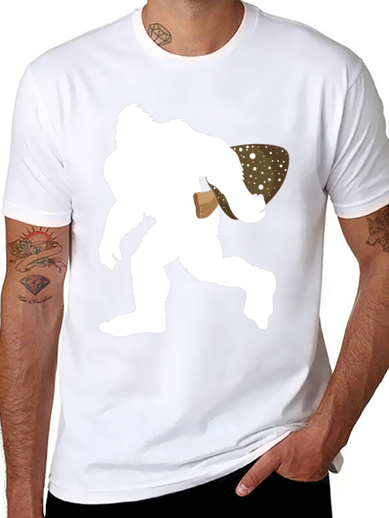 Bigfoot Santa T-Shirt