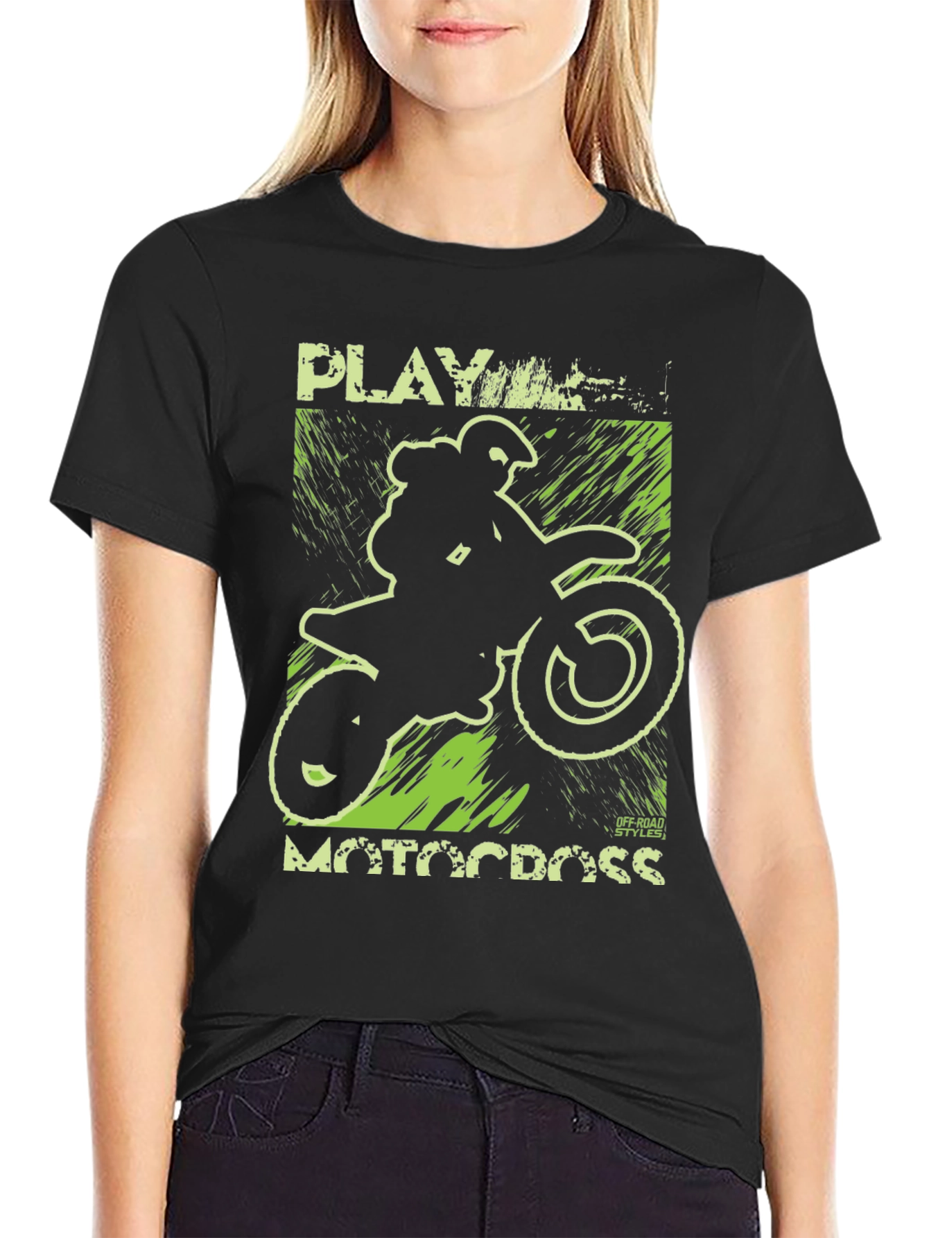 Play Motocross T-Shirt Black