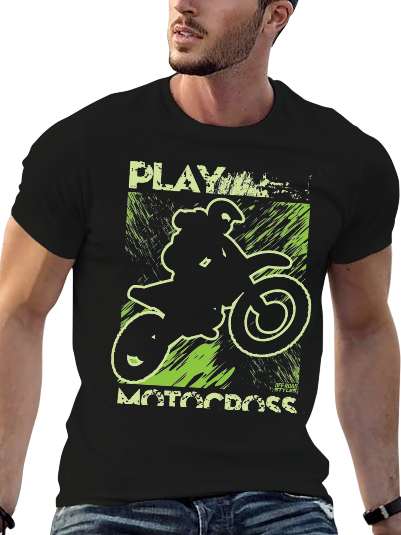 Play Motocross T-Shirt Black