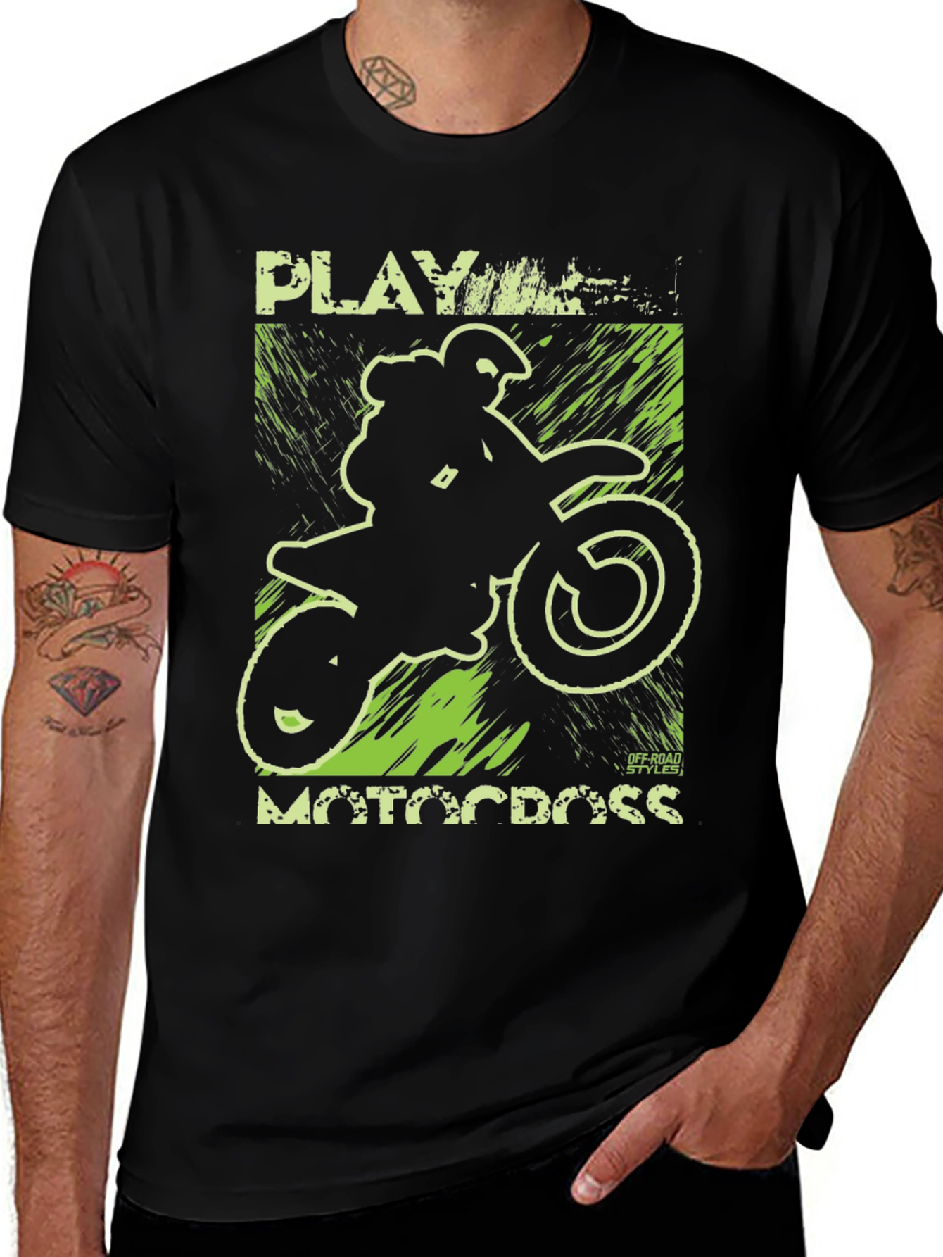 Play Motocross T-Shirt Black