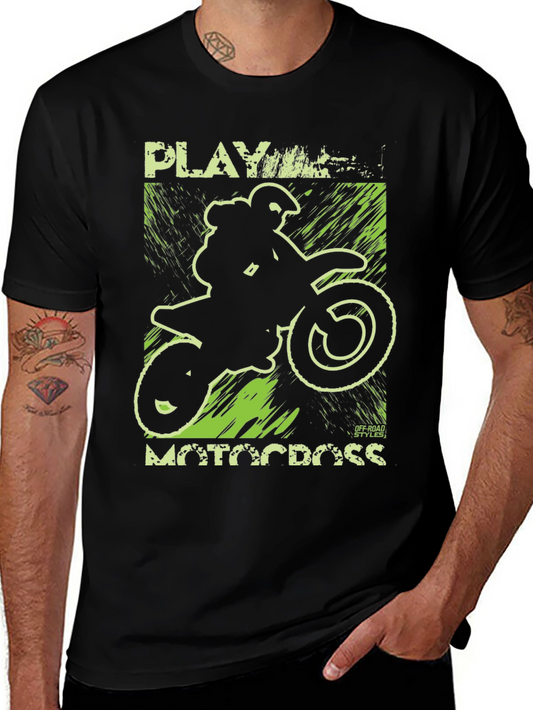 Play Motocross T-Shirt Black