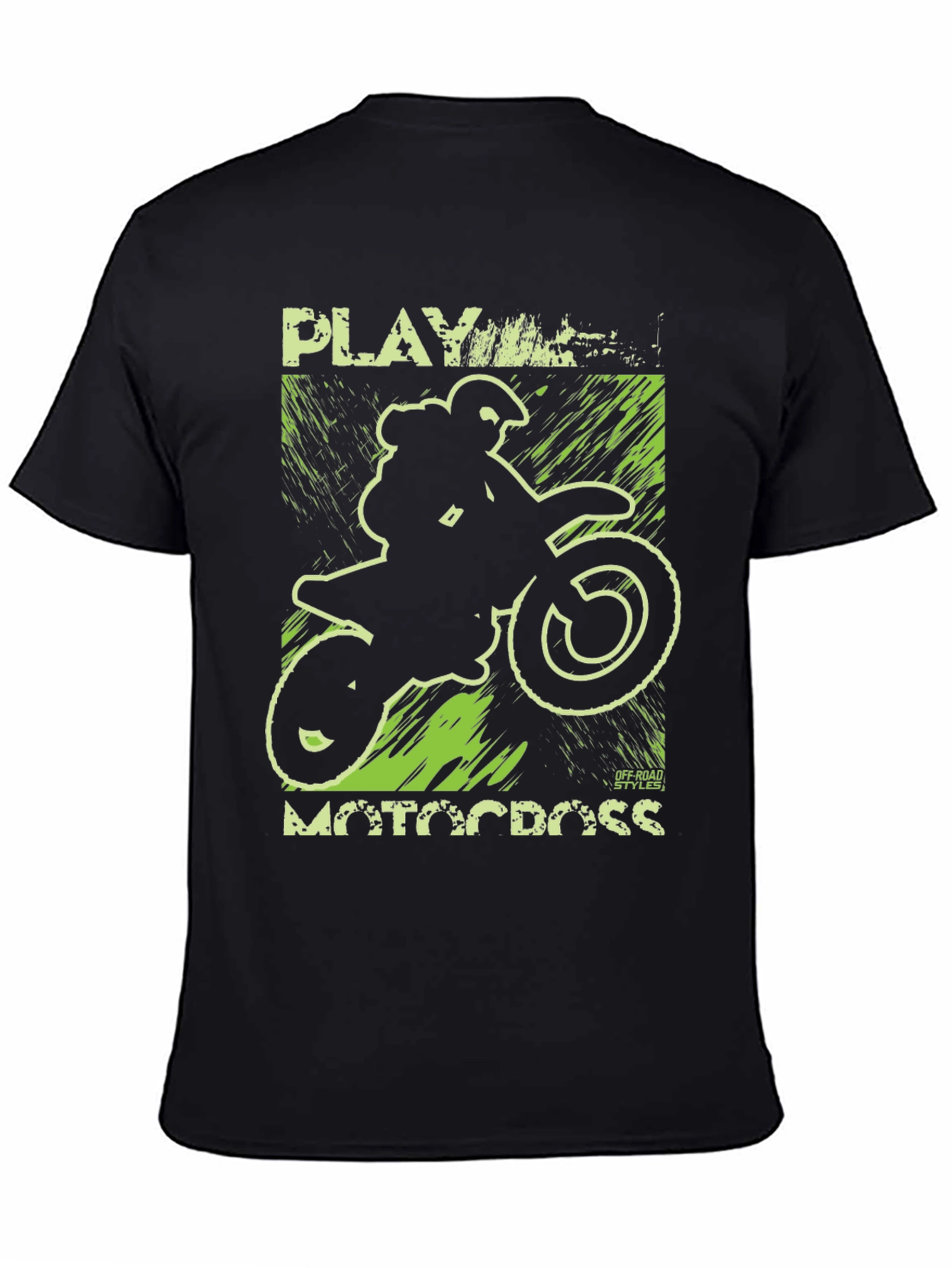 Play Motocross T-Shirt Black