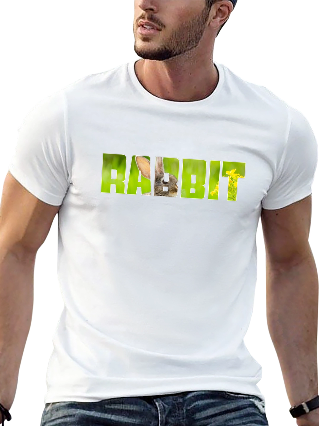 Rabbit T-Shirt - Nature Inspired Graphic Tee