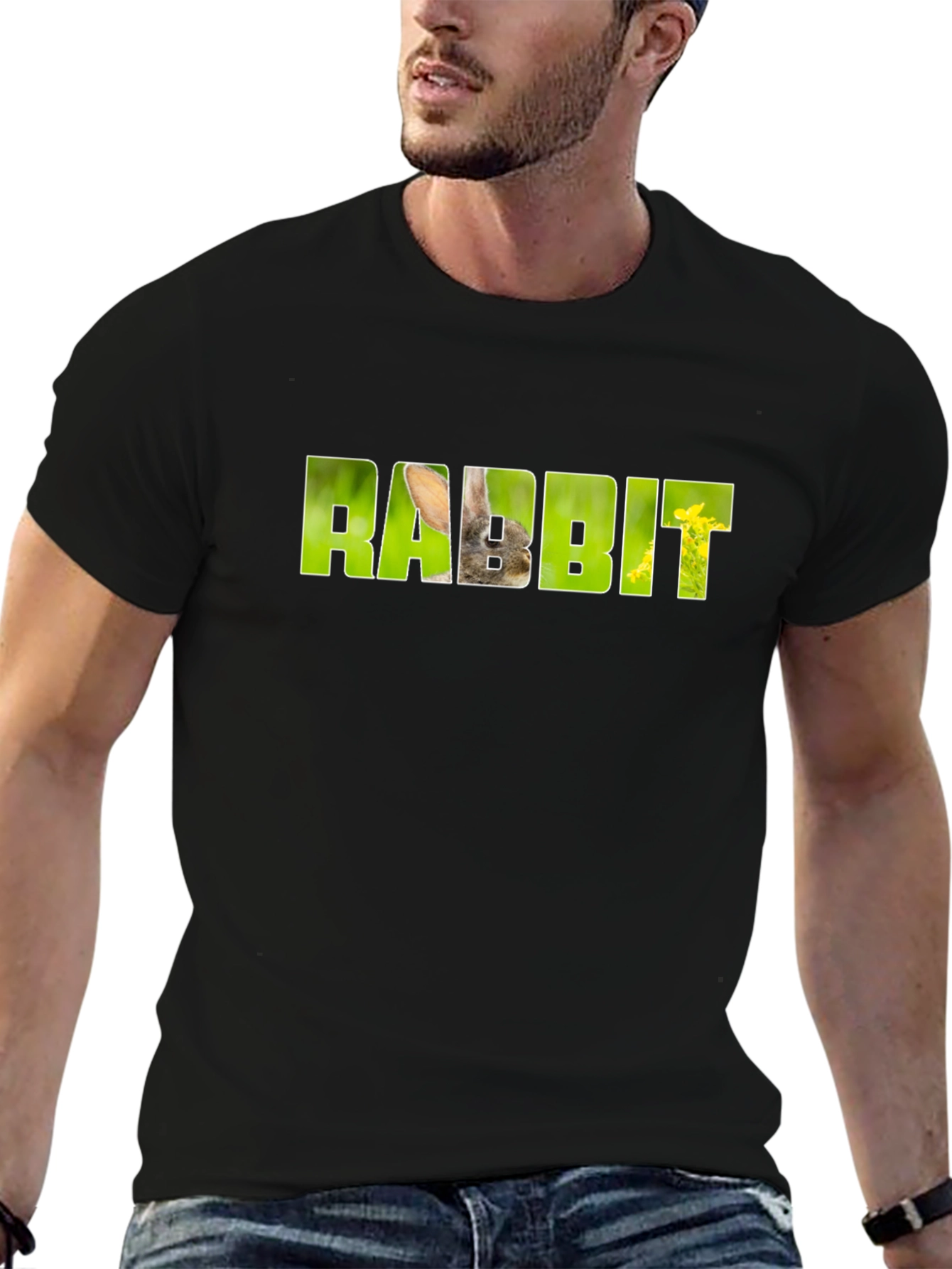 Rabbit T-Shirt - Nature Inspired Graphic Tee