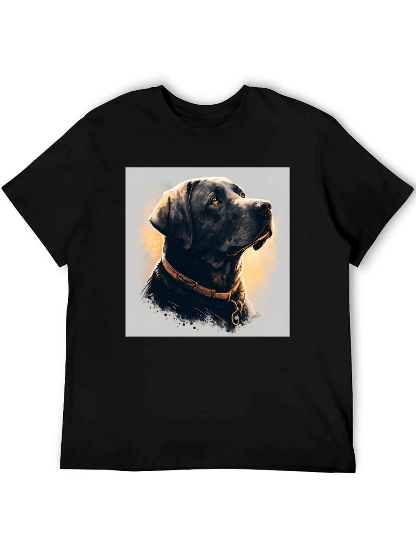 Black Lab Portrait T-Shirt