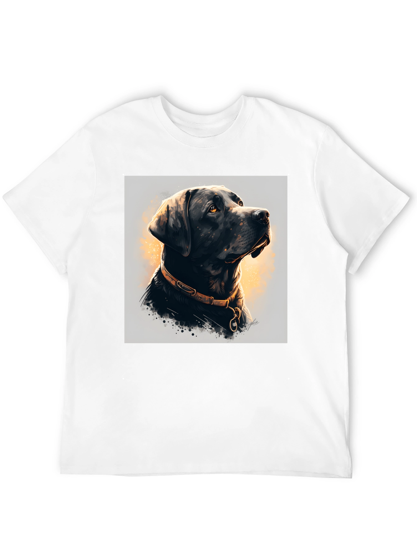 Black Lab Portrait T-Shirt