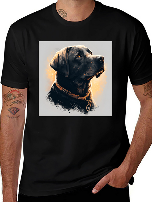 Black Lab Portrait T-Shirt