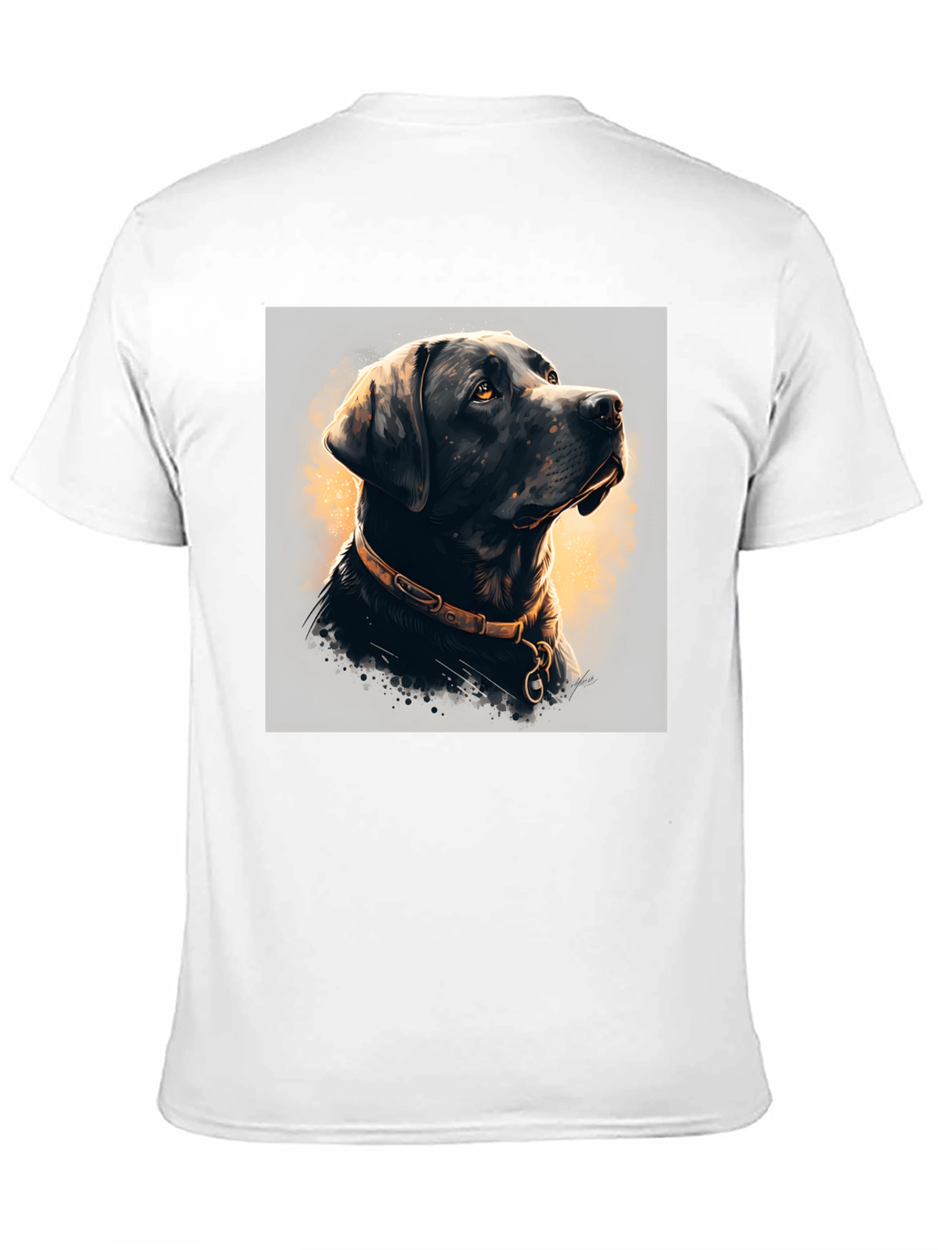 Black Lab Portrait T-Shirt