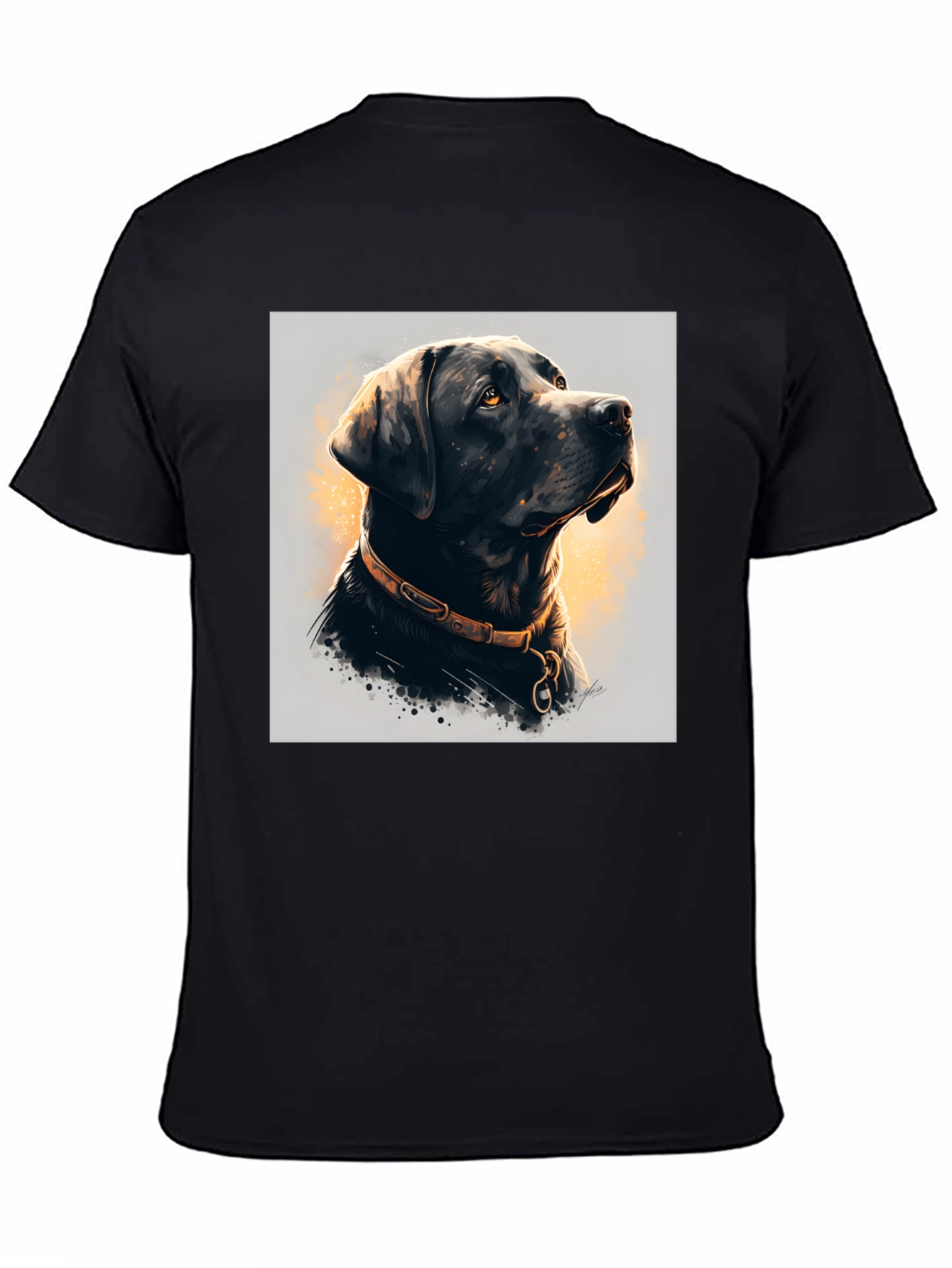 Black Lab Portrait T-Shirt