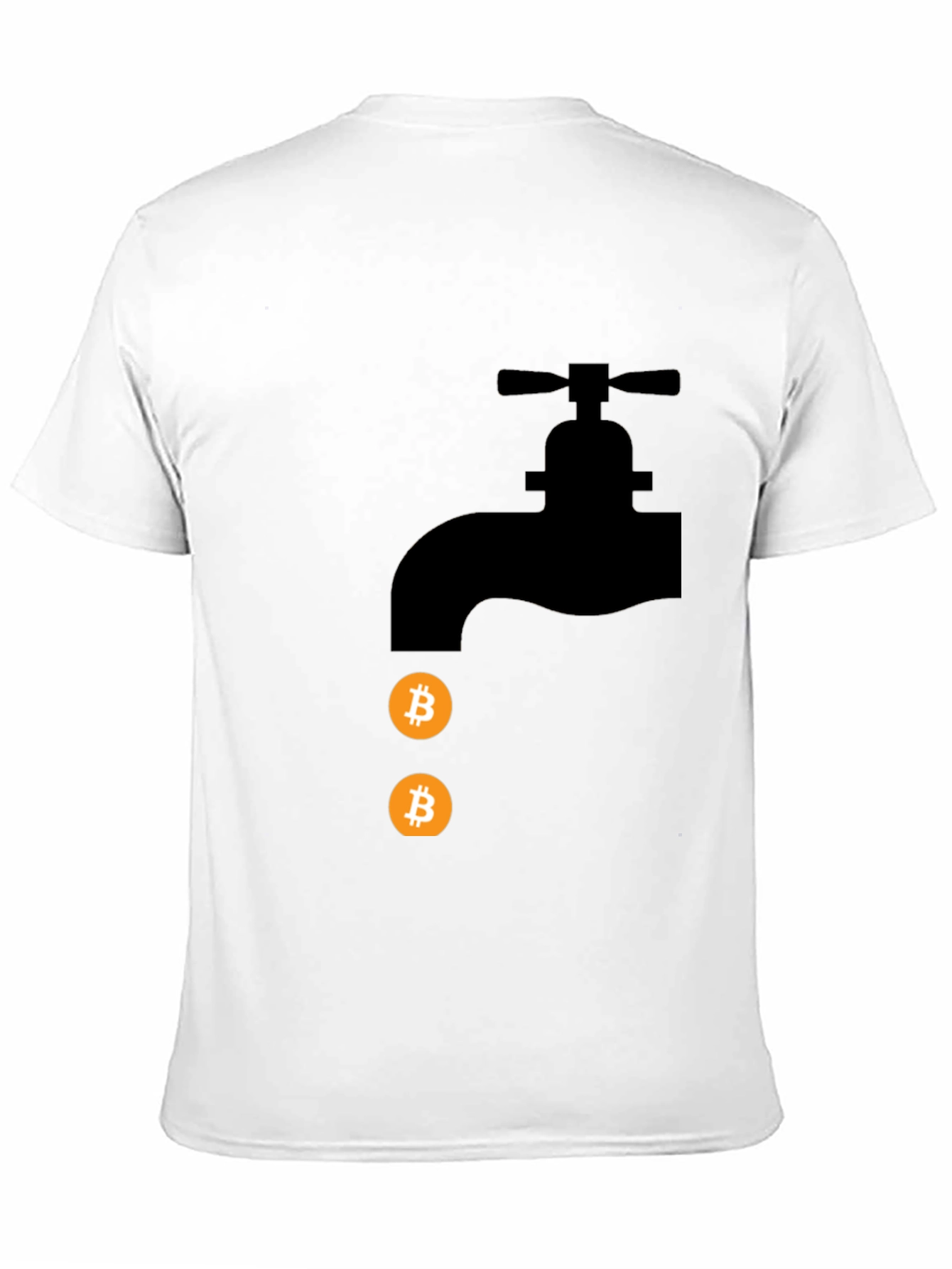 Bitcoin Faucet Black T-Shirt