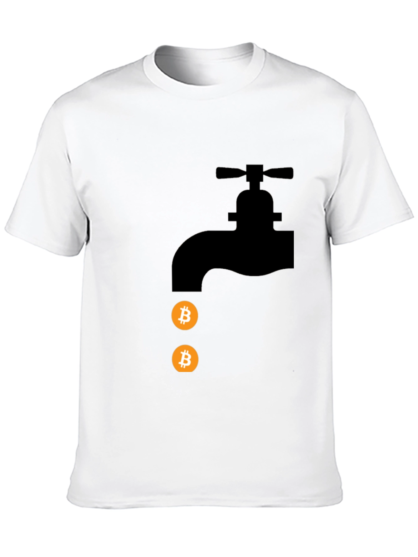 Bitcoin Faucet Black T-Shirt