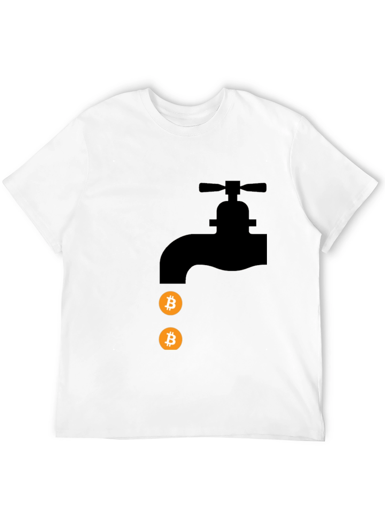 Bitcoin Faucet Black T-Shirt