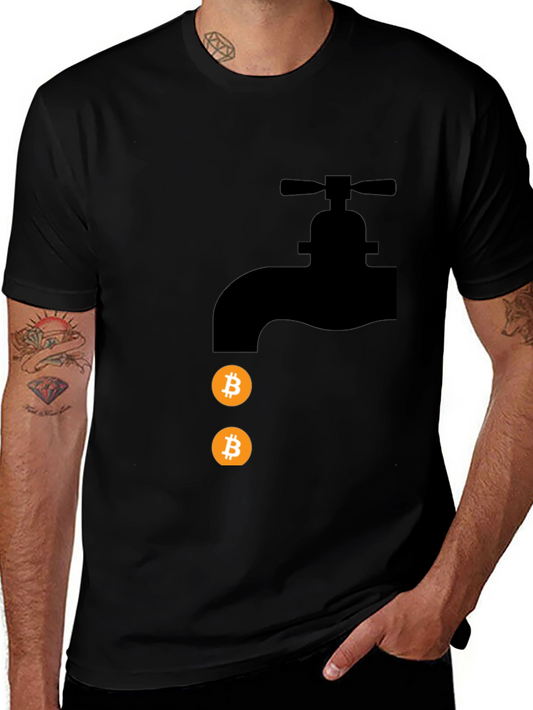 Bitcoin Faucet Black T-Shirt