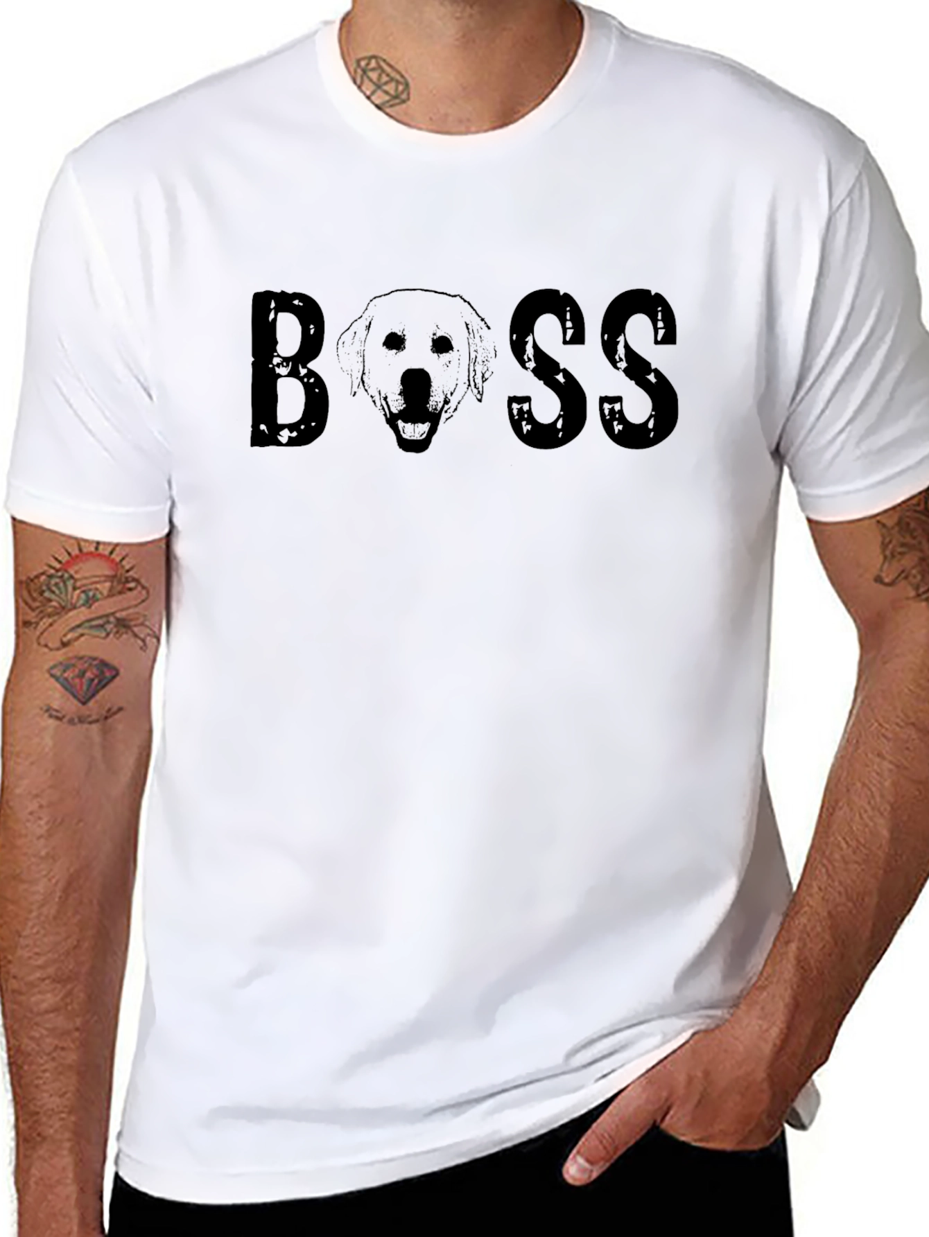 Dog Lover BOSS Graphic Tee