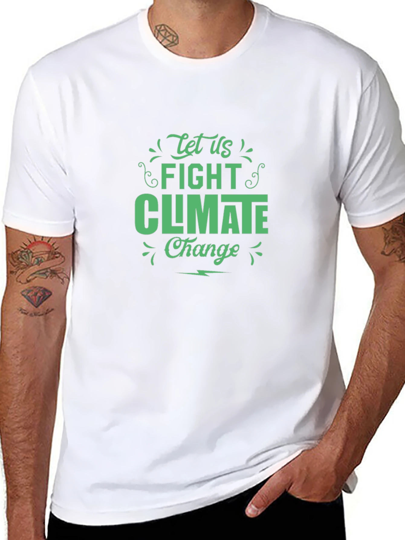 Fight Climate Change T-Shirt - Eco Friendly Tee