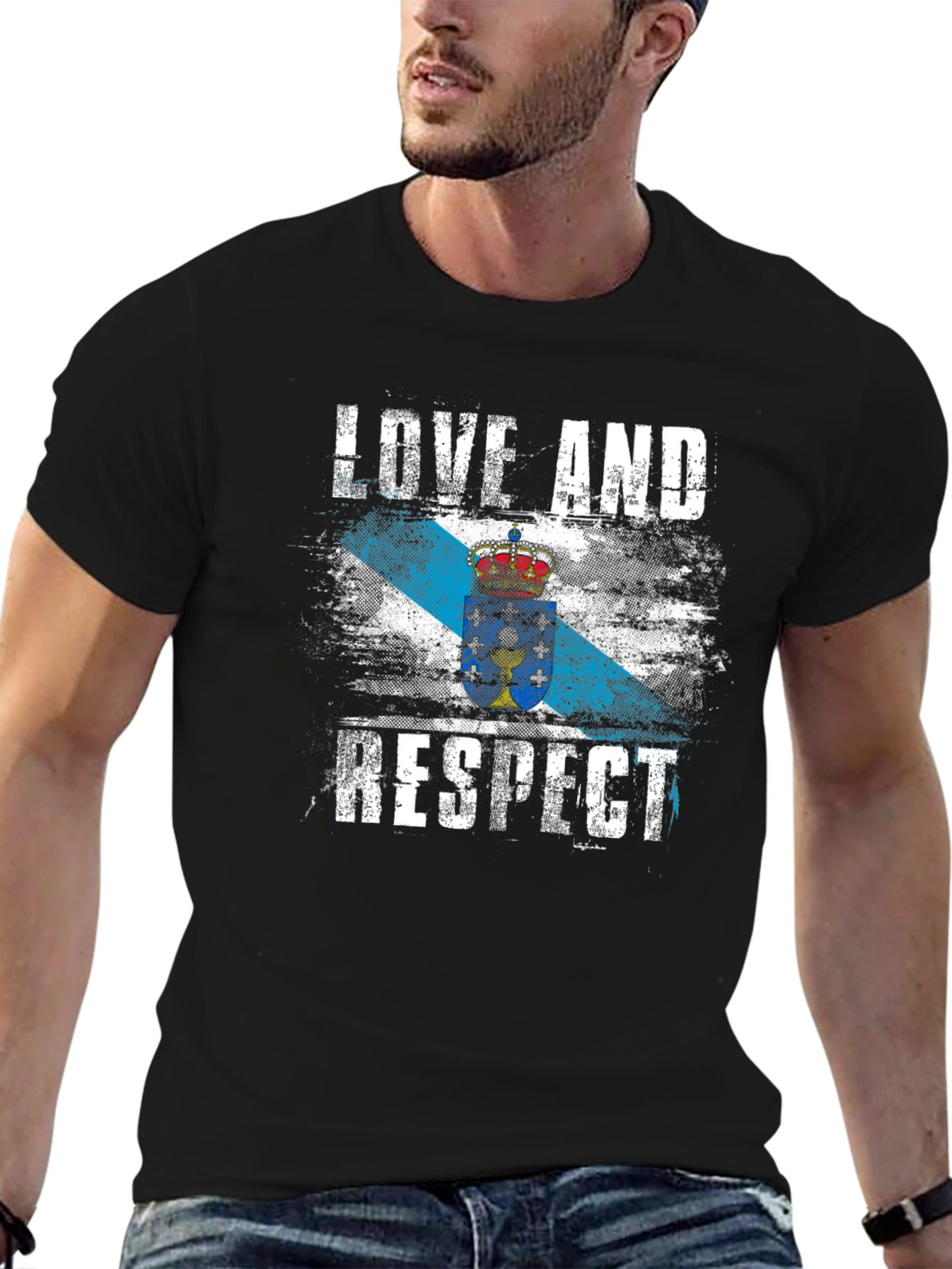 Love and Respect Galicia Flag T-Shirt